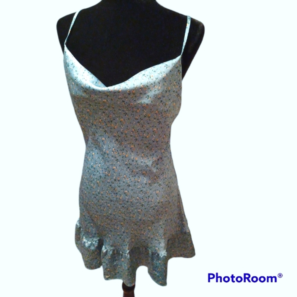 Boutique Night Slip w/ Drape Neckline